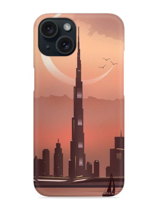 Landmark Burj Khalifa Snap Case for Apple Iphone 15 Zapvi