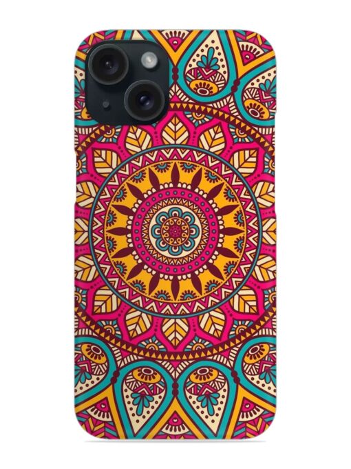 Mandala Joy Snap Case for Apple Iphone 15 Zapvi