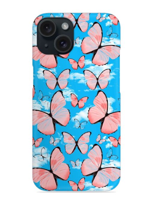 Seamless Pattern Tropical Snap Case for Apple Iphone 15 Zapvi