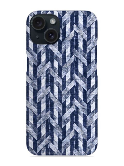 Abstract Herringbone Motif Snap Case for Apple Iphone 15 Zapvi