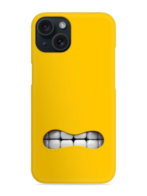 Mouth Character On Snap Case for Apple Iphone 15 Zapvi