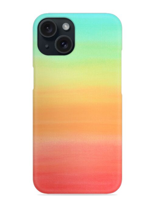 Background Sky Watercolor Snap Case for Apple Iphone 15 Zapvi