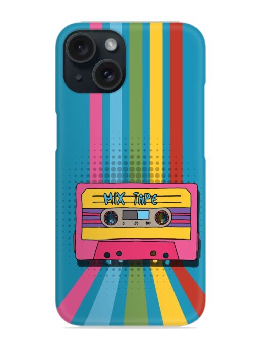 Mix Tape Vactor Snap Case for Apple Iphone 15 Zapvi