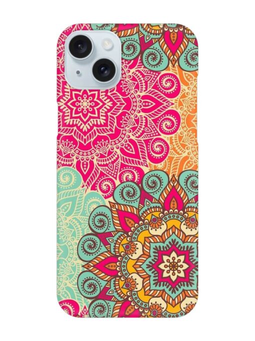 Mandala Seamless Snap Case for Apple Iphone 15 Plus Zapvi