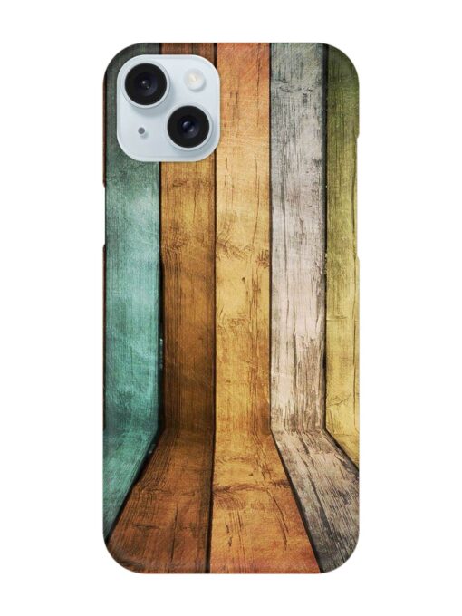 Wooden Realistic Art Snap Case for Apple Iphone 15 Plus Zapvi