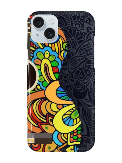 Guitar Vector Art Snap Case for Apple Iphone 15 Plus Zapvi