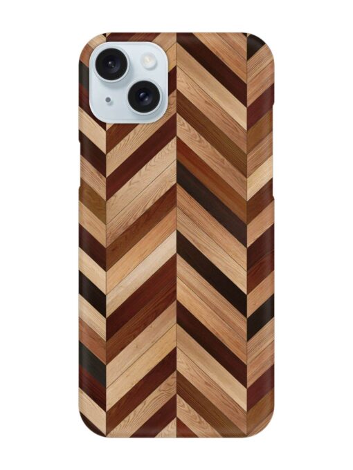 Seamless Wood Parquet Snap Case for Apple Iphone 15 Plus Zapvi