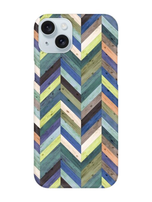 Chevron Random Color Snap Case for Apple Iphone 15 Plus Zapvi