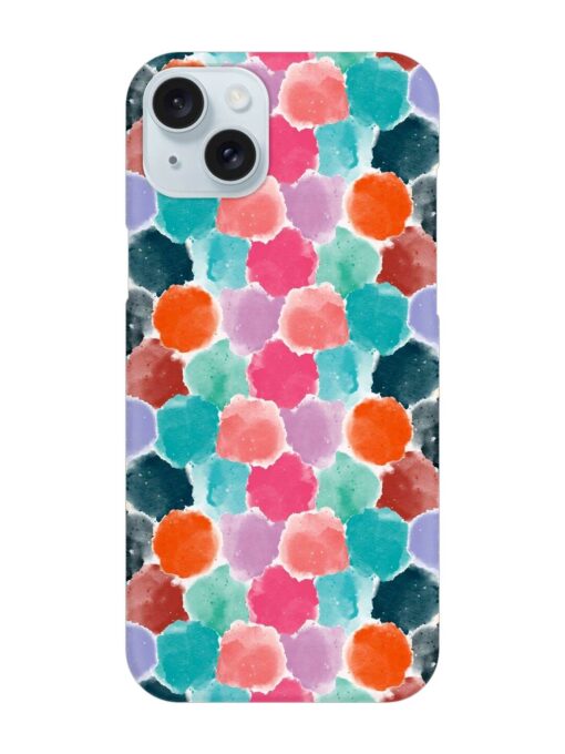 Colorful Seamless Pattern Snap Case for Apple Iphone 15 Plus Zapvi