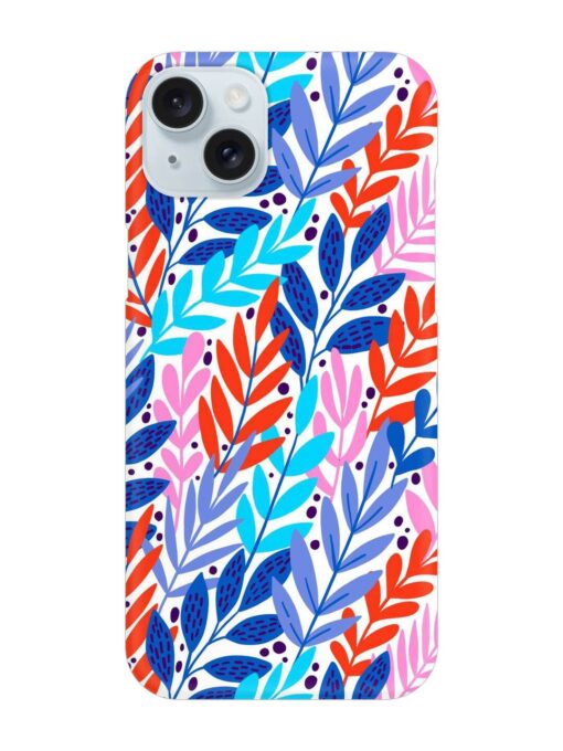 Bright Floral Tropical Snap Case for Apple Iphone 15 Plus Zapvi