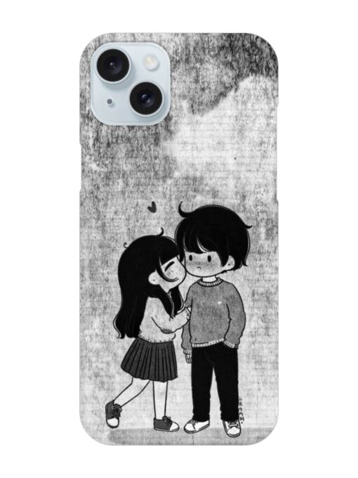 Couple Love Highlights Snap Case for Apple Iphone 15 Plus Zapvi