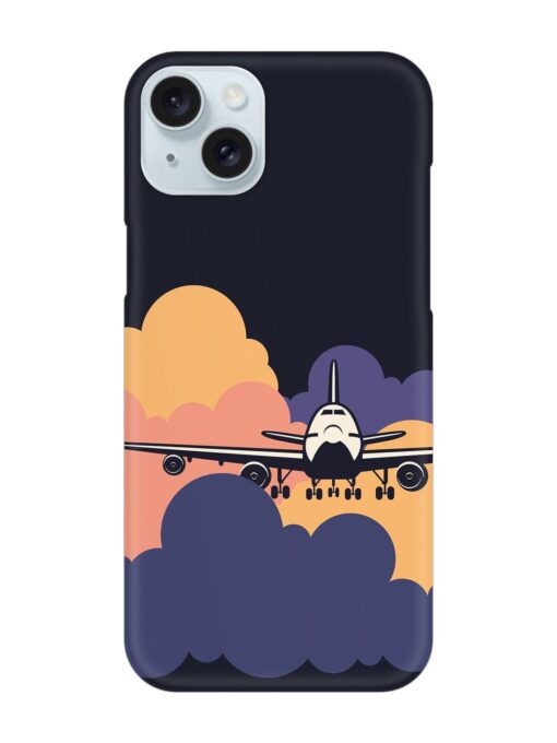 Aeroplane vector Snap Case for Apple Iphone 15 Plus Zapvi