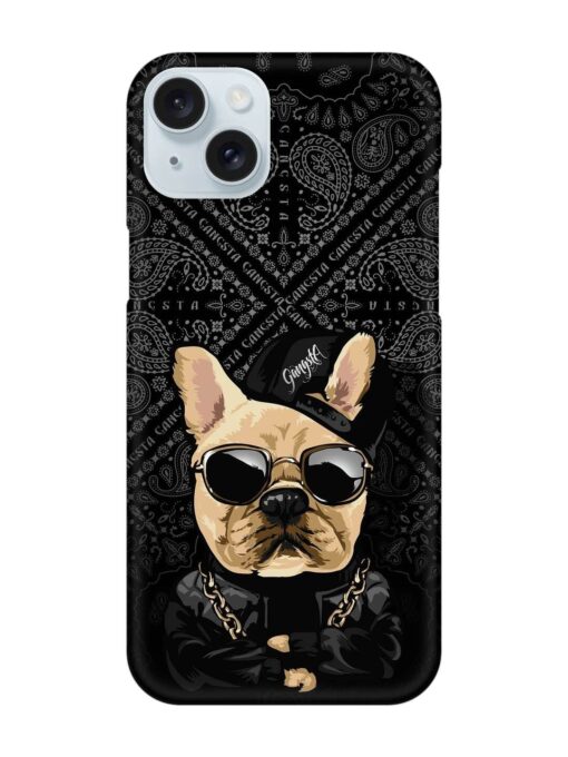 Gangsta Cool Sunglasses Dog Snap Case for Apple Iphone 15 Plus Zapvi