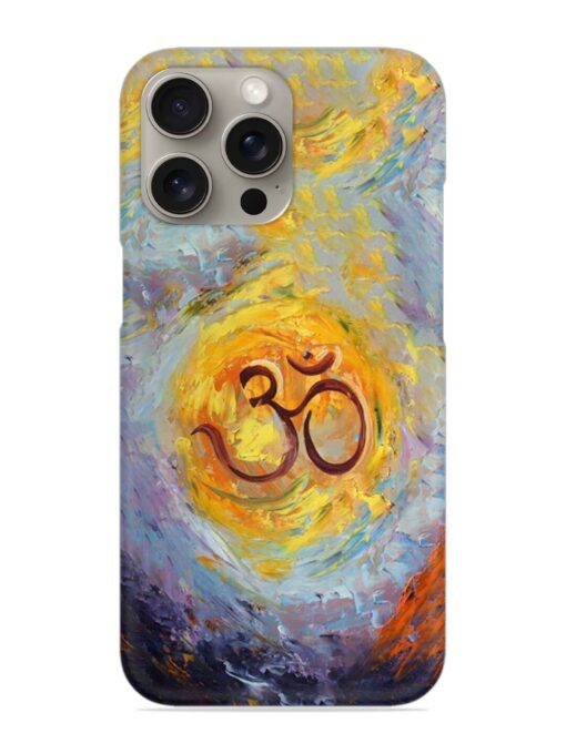 Om Quadro Snap Case for Apple Iphone 15 Pro Zapvi