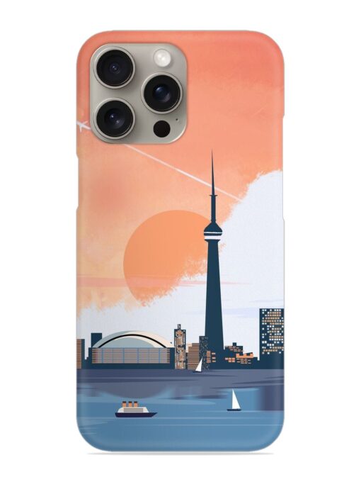 Toronto Canada Snap Case for Apple Iphone 15 Pro Zapvi