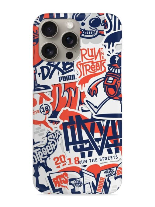 Run The Street Snap Case for Apple Iphone 15 Pro Zapvi