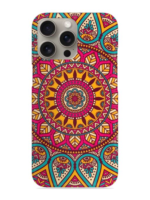 Mandala Joy Snap Case for Apple Iphone 15 Pro Zapvi