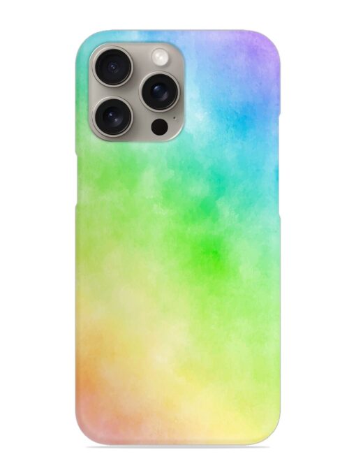 Watercolor Mixture Snap Case for Apple Iphone 15 Pro Zapvi