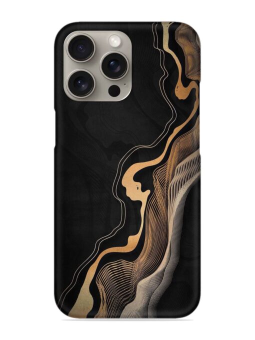 Abstract Art Snap Case for Apple Iphone 15 Pro Zapvi