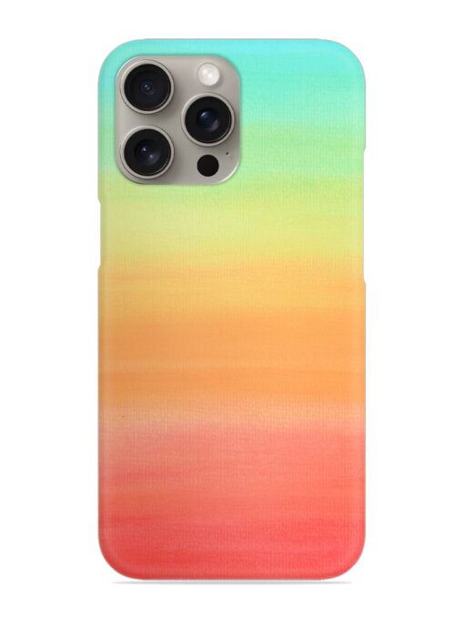 Background Sky Watercolor Snap Case for Apple Iphone 15 Pro Zapvi