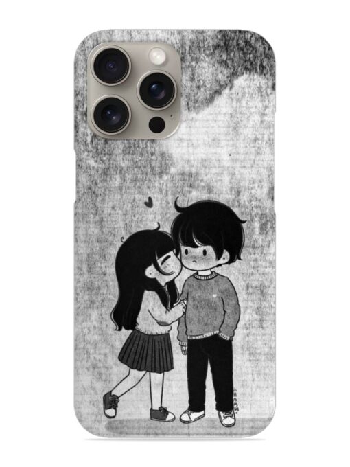 Couple Love Highlights Snap Case for Apple Iphone 15 Pro Zapvi