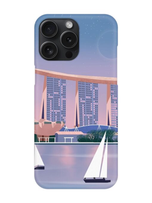 Singapore Scenery Architecture Snap Case for Apple Iphone 15 Pro Max Zapvi