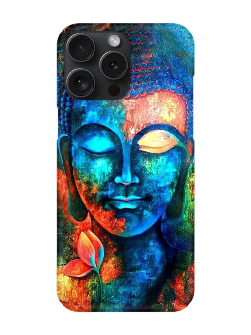 Buddha Painting Snap Case for Apple Iphone 15 Pro Max Zapvi