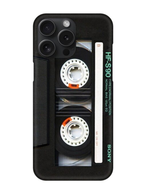 Sony Hf-S90 Cassette Snap Case for Apple Iphone 15 Pro Max Zapvi