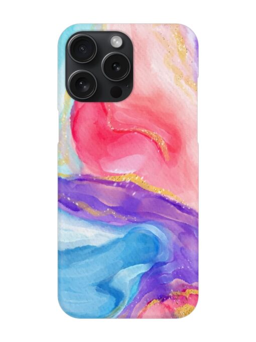 Watercolor Gradient Snap Case for Apple Iphone 15 Pro Max Zapvi