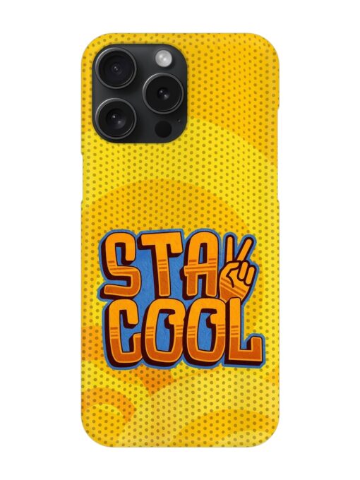 Stay Cool Snap Case for Apple Iphone 15 Pro Max Zapvi