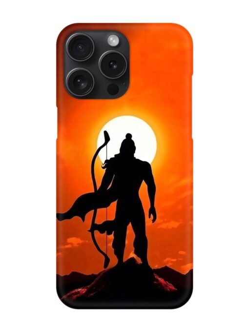 Shree Ram Snap Case for Apple Iphone 15 Pro Max Zapvi