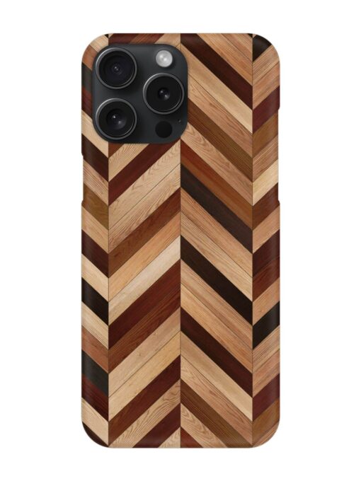 Seamless Wood Parquet Snap Case for Apple Iphone 15 Pro Max Zapvi