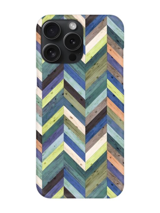 Chevron Random Color Snap Case for Apple Iphone 15 Pro Max Zapvi