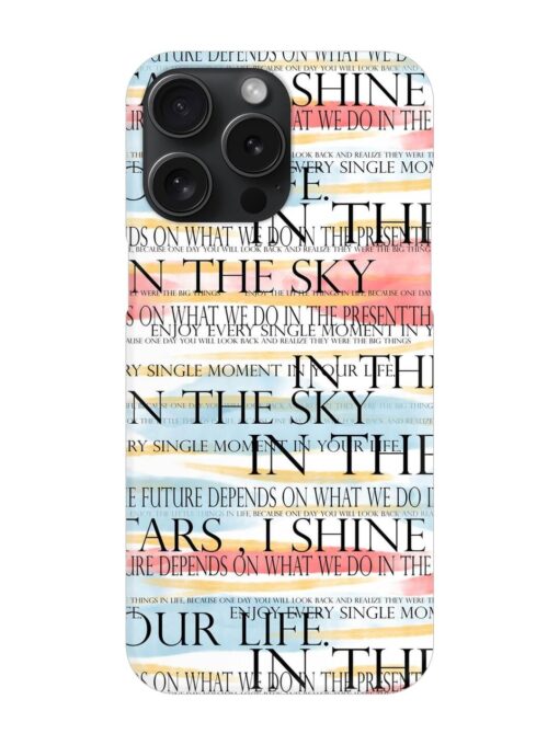 Seamless Slogans Pattern Snap Case for Apple Iphone 15 Pro Max Zapvi