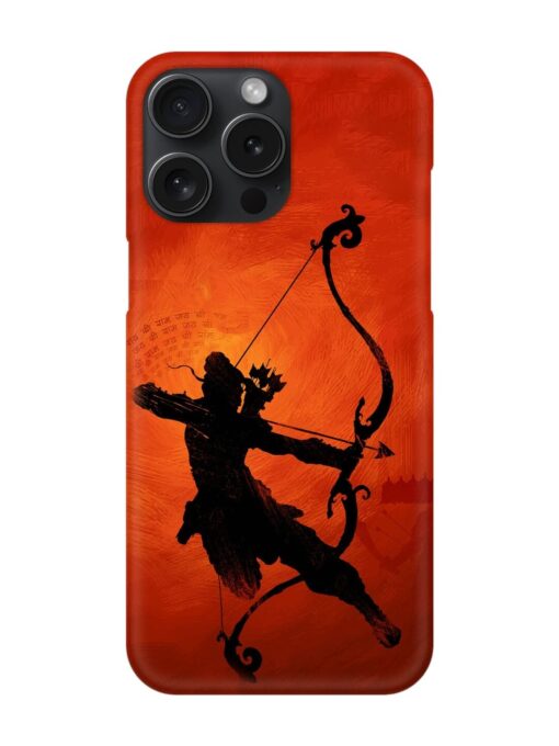 Illustration Lord Rama Snap Case for Apple Iphone 15 Pro Max Zapvi