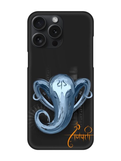 Illustration Lord Ganpati Snap Case for Apple Iphone 15 Pro Max Zapvi