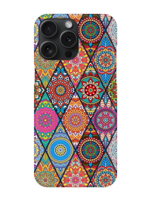 Seamless Tile Pattern Snap Case for Apple Iphone 15 Pro Max Zapvi