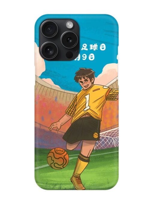 Soccer Kick Snap Case for Apple Iphone 15 Pro Max Zapvi