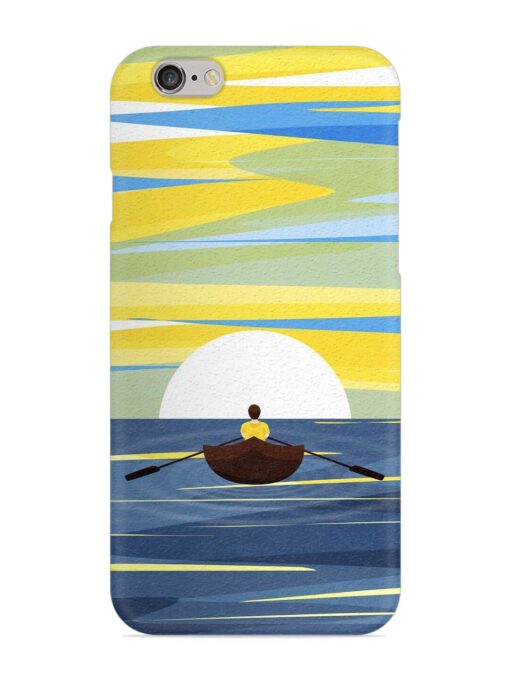 Rowing Person Ferry Paddle Snap Case for Apple Iphone 6 Zapvi