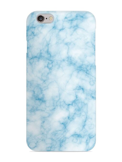 Blue White Natural Marble Snap Case for Apple Iphone 6 Zapvi