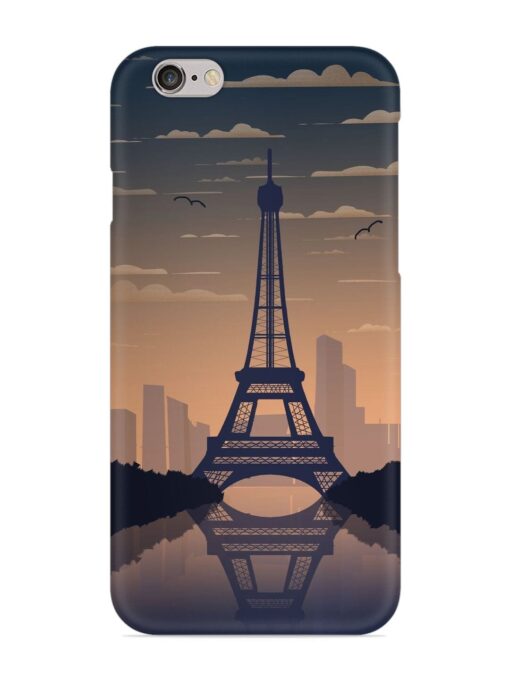 France Paris Eiffel Tower Gradient Snap Case for Apple Iphone 6 Zapvi