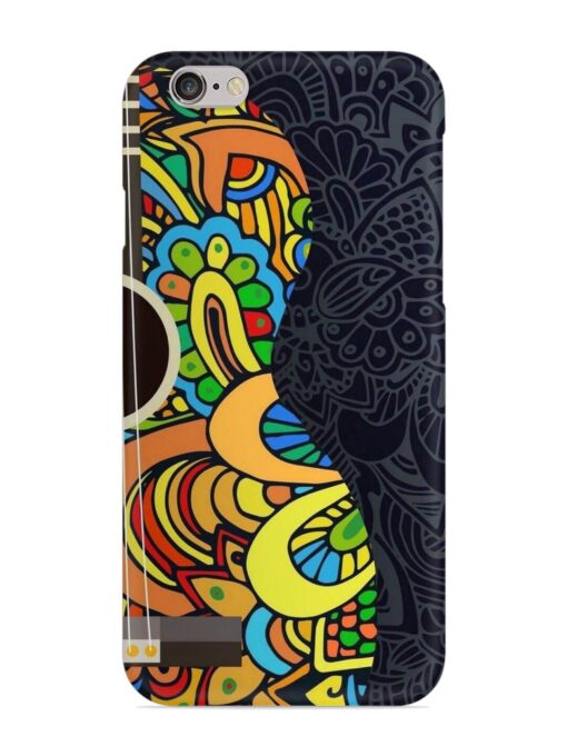 Guitar Vector Art Snap Case for Apple Iphone 6 Zapvi