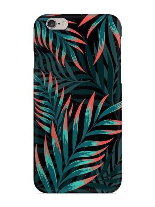 Green Leaf Art Snap Case for Apple Iphone 6 Zapvi