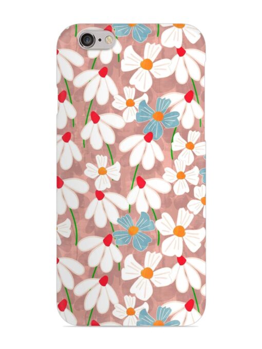 Abstract Petal Flowers Snap Case for Apple Iphone 6 Zapvi