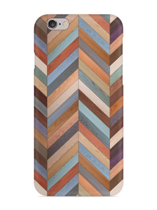 Seamless Wood Parquet Snap Case for Apple Iphone 6 Zapvi