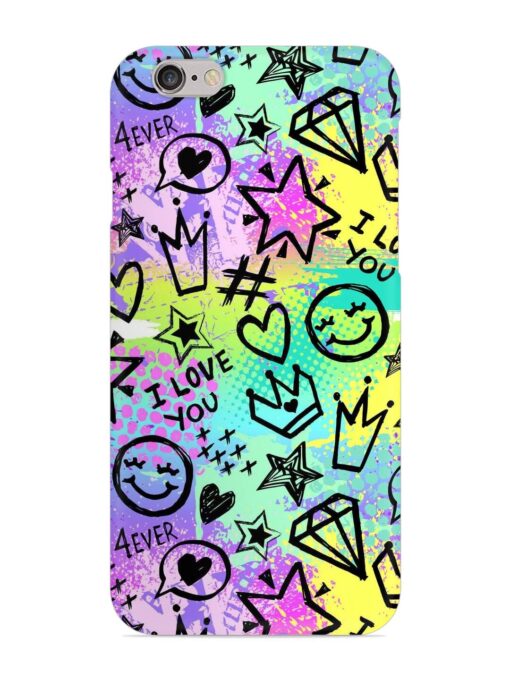 Bright Seamless Pattern Snap Case for Apple Iphone 6 Zapvi