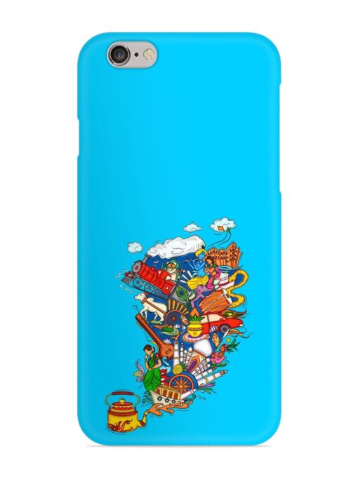 Vector Design Indian Snap Case for Apple Iphone 6 Zapvi