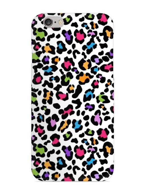 Seamless Leopard Pattern Snap Case for Apple Iphone 6 Zapvi