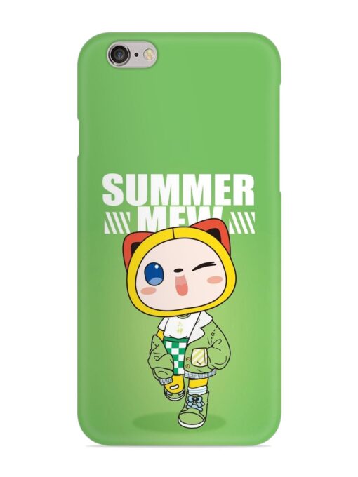 Summer Mew Snap Case for Apple Iphone 6 Zapvi