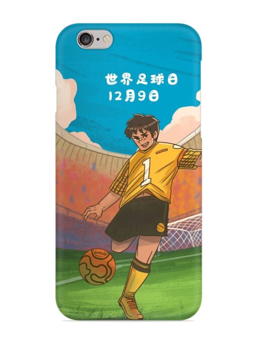 Soccer Kick Snap Case for Apple Iphone 6 Zapvi